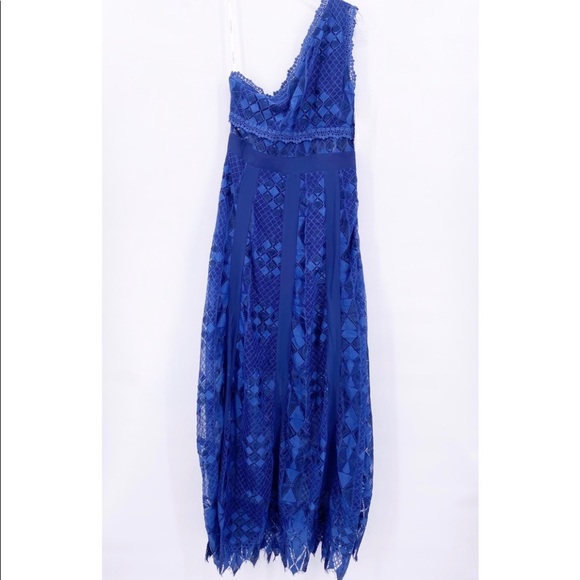 Foxiedox Juliet One-Shoulder Lace Gown - Picture 2 of 6